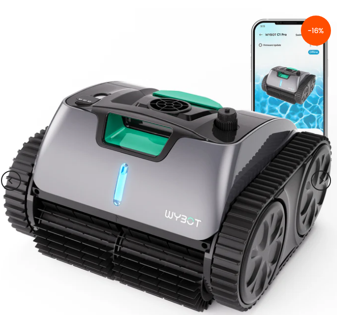 $30 off WYBOT C1 Pro Cordless Robotic Pool Cleaner