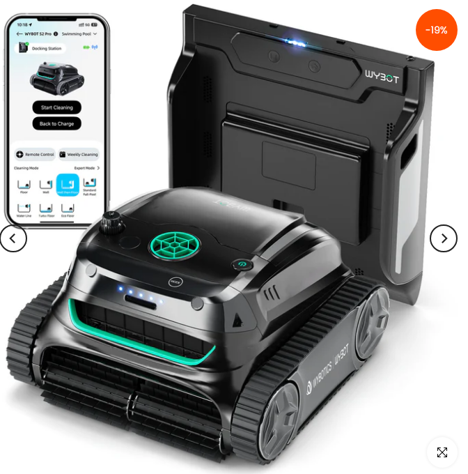 19% off WYBOT S2 pro Robotic Pool Cleaner